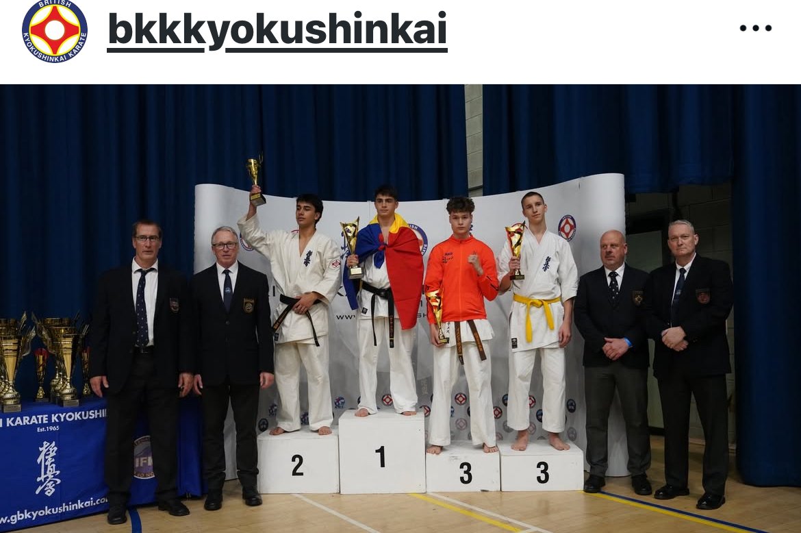 Senpai Gabriel Raines torneo internacional kyokushin