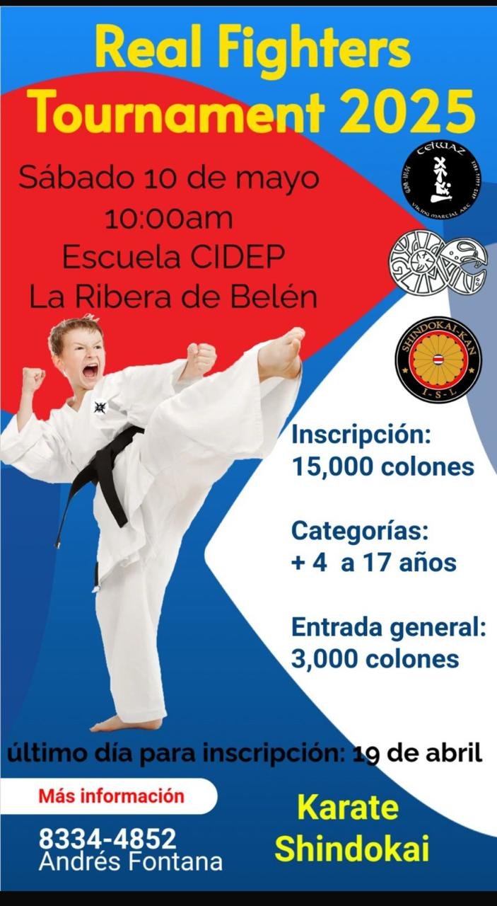 Torneo de karate Kyokushin en Alajuela con participación de Enso Artes Marciales